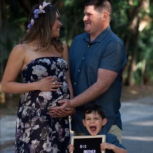 Maternity photo shoot dress!